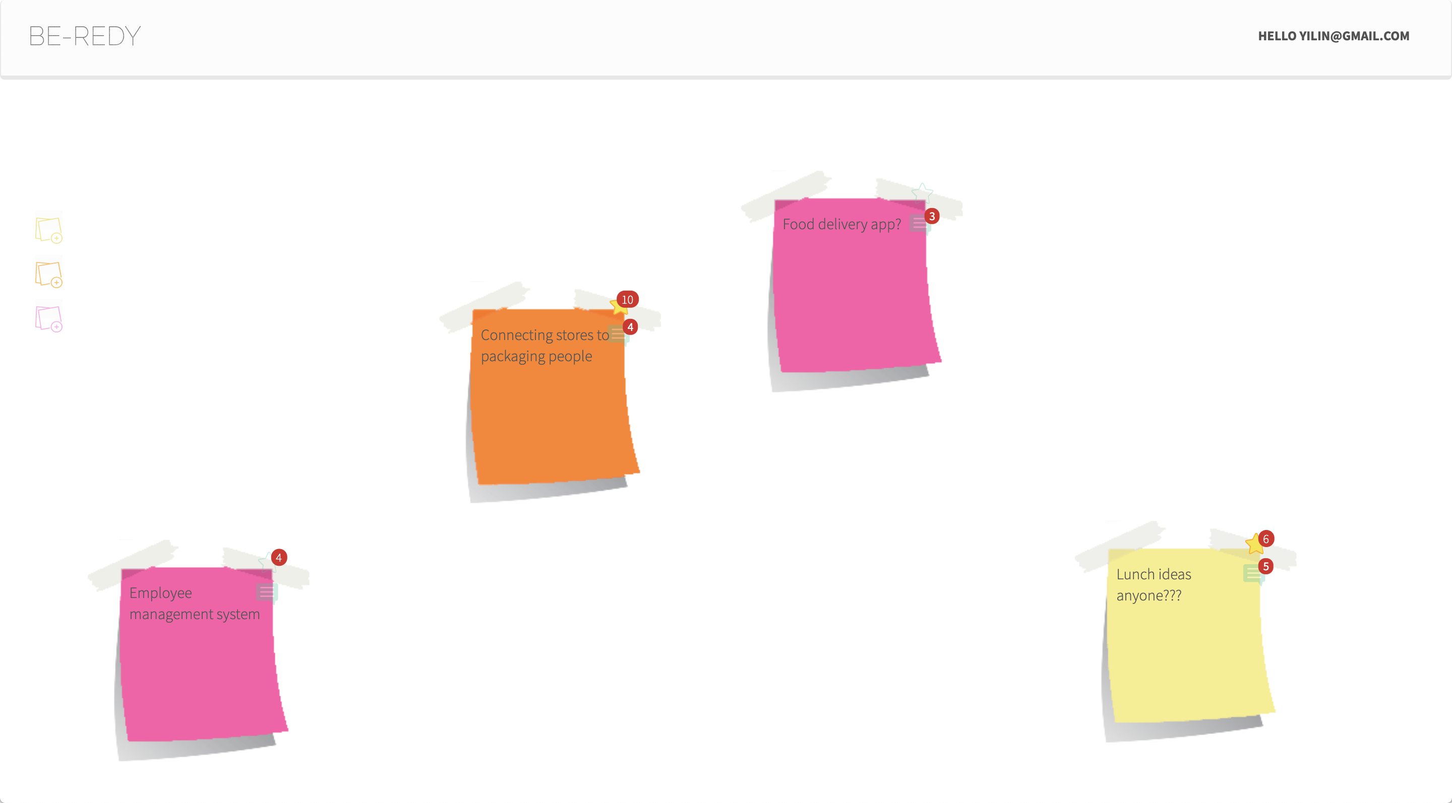 Whiteboard Sticky app screenshot